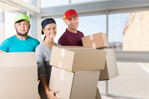 Professional removalists assisting with a home move in London
