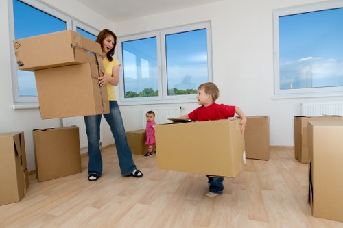 Eco-friendly packing materials used by movers